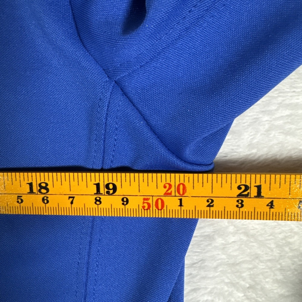 Nike Golf Polo Dri Fit Tour Performance Blue Short Sleeve Athletic Mens M - Picture 9 of 11
